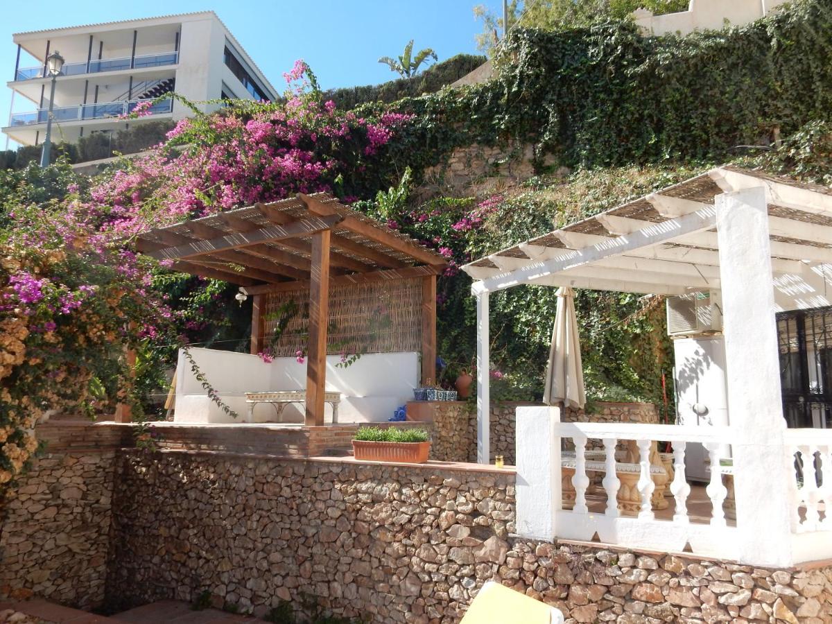 Beach Villa ,Nerja, Seaview, Pool, 3 Bedrooms, Huge Terrace And Garden Exterior foto
